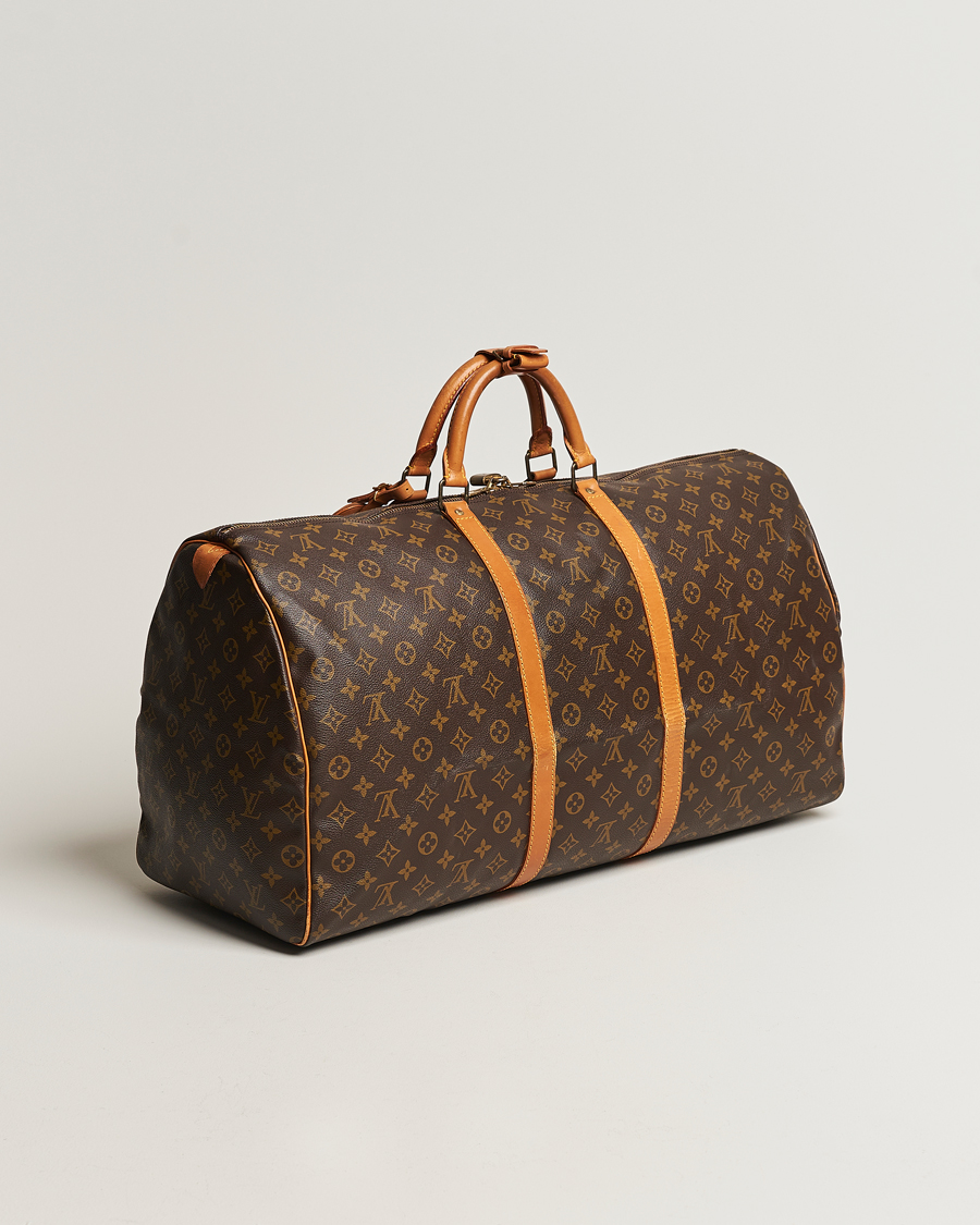 Homme | Louis Vuitton Pre-Owned Keepall 60 Bag Monogram | Louis Vuitton Pre-Owned | Keepall 60 Bag Monogram