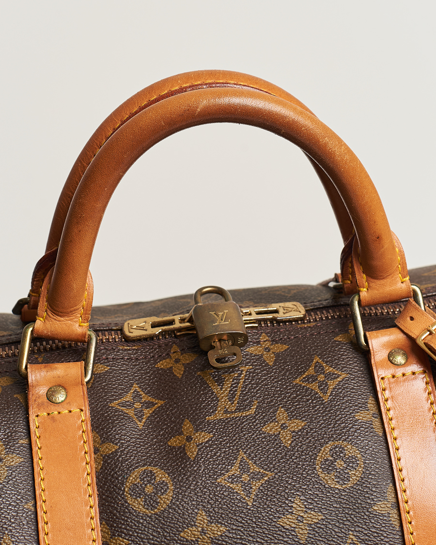 Homme | Louis Vuitton Pre-Owned Keepall 60 Bag Monogram | Louis Vuitton Pre-Owned | Keepall 60 Bag Monogram