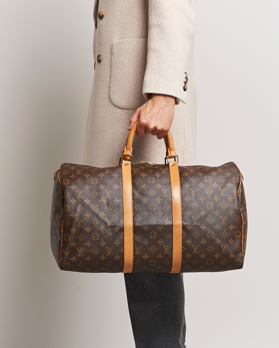 PRELOVED Louis Vuitton Keepall 50 Monogram Duffel Bag MB8904
