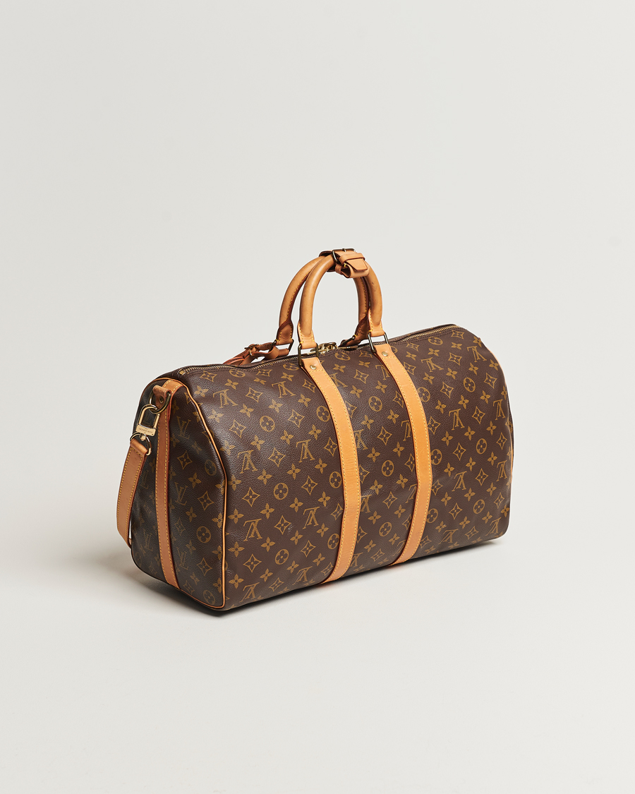 Homme | Louis Vuitton Pre-Owned Keepall Bandoulière 45 Monogram | Louis Vuitton Pre-Owned | Keepall Bandoulière 45 Monogram