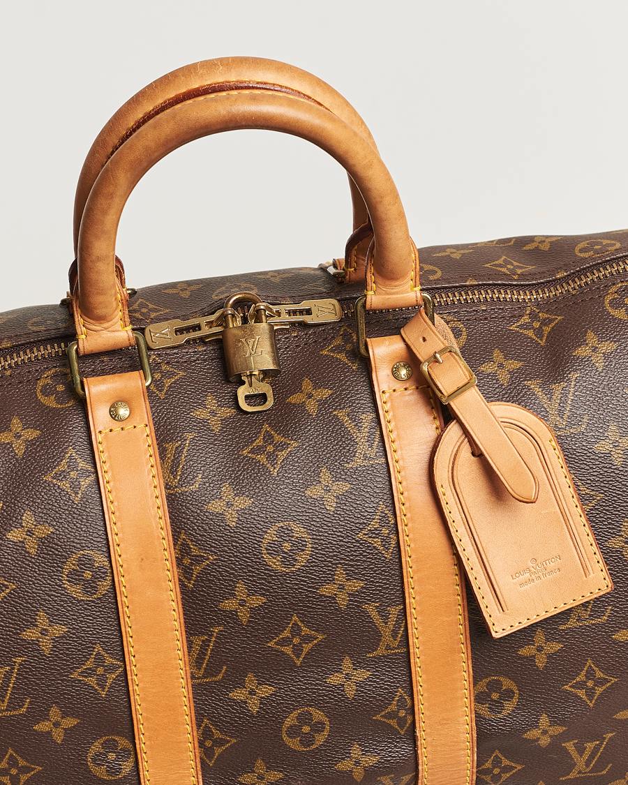 Homme | Louis Vuitton Pre-Owned Keepall Bandoulière 45 Monogram | Louis Vuitton Pre-Owned | Keepall Bandoulière 45 Monogram