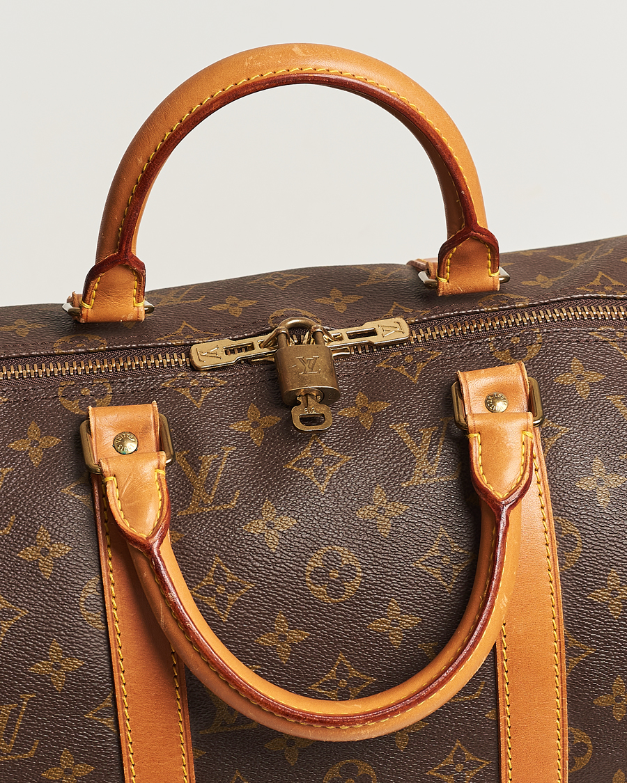 Homme | Louis Vuitton Pre-Owned Keepall 50 Bag Monogram | Louis Vuitton Pre-Owned | Keepall 50 Bag Monogram