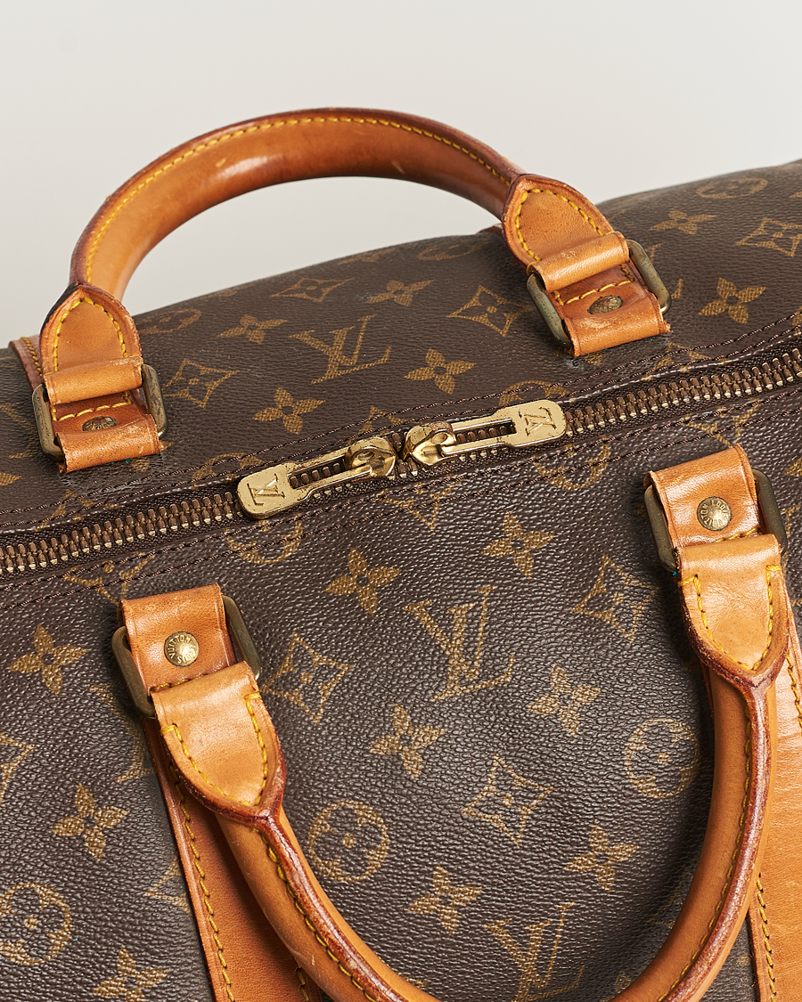 Homme | Louis Vuitton Pre-Owned Keepall 55 Bag Monogram | Louis Vuitton Pre-Owned | Keepall 55 Bag Monogram