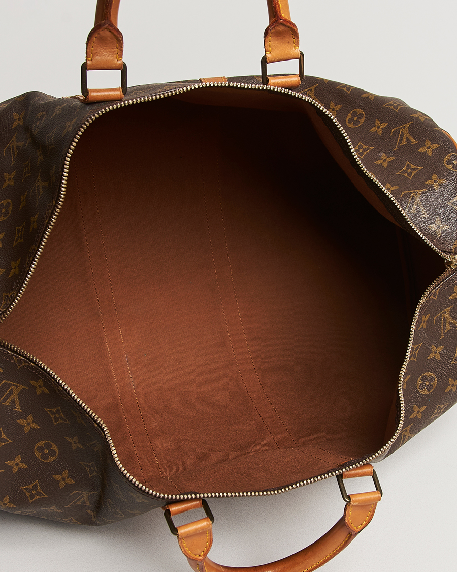 Homme | Louis Vuitton Pre-Owned Keepall 55 Bag Monogram | Louis Vuitton Pre-Owned | Keepall 55 Bag Monogram
