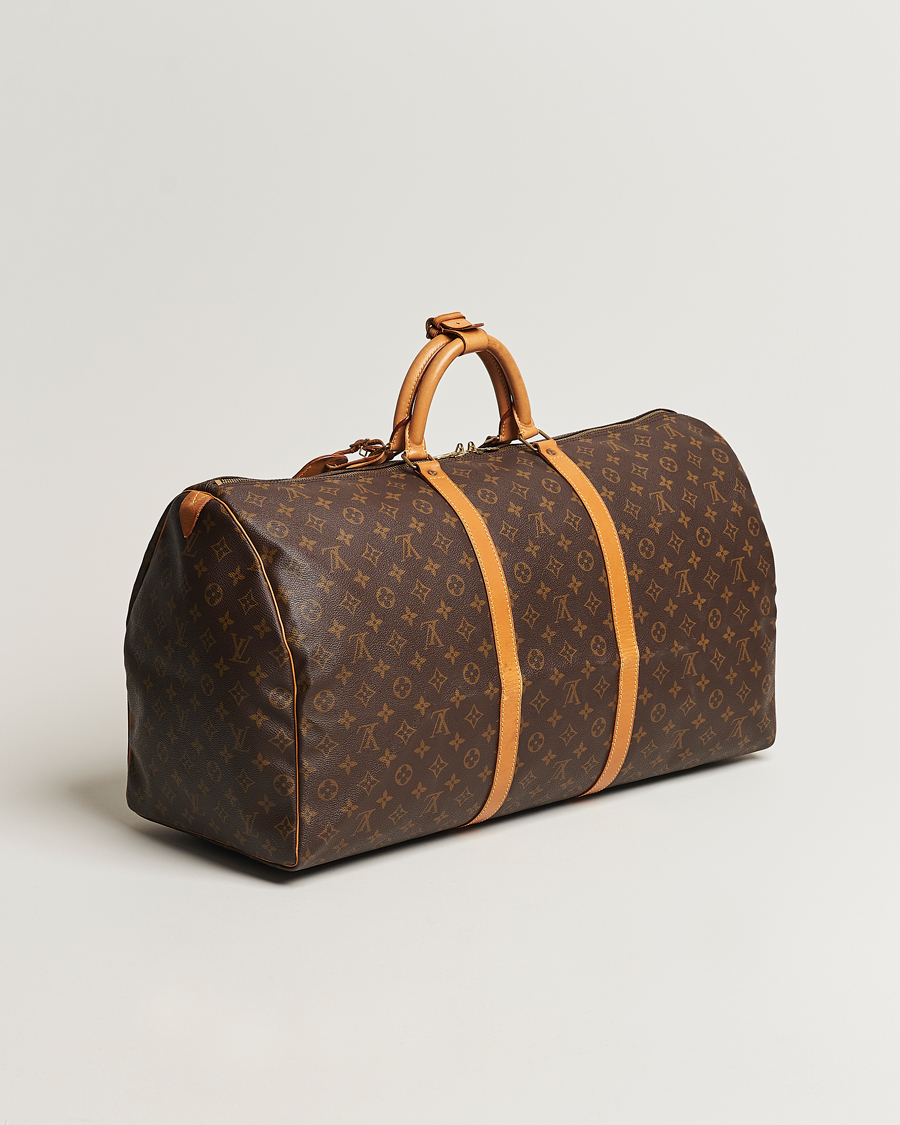 Homme | Louis Vuitton Pre-Owned Keepall 60 Bag Monogram | Louis Vuitton Pre-Owned | Keepall 60 Bag Monogram