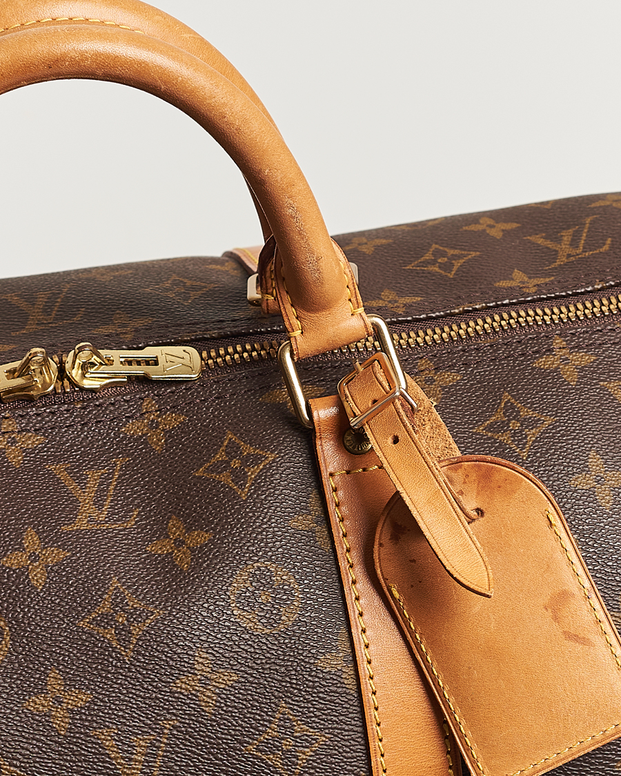 Homme | Louis Vuitton Pre-Owned Keepall 60 Bag Monogram | Louis Vuitton Pre-Owned | Keepall 60 Bag Monogram