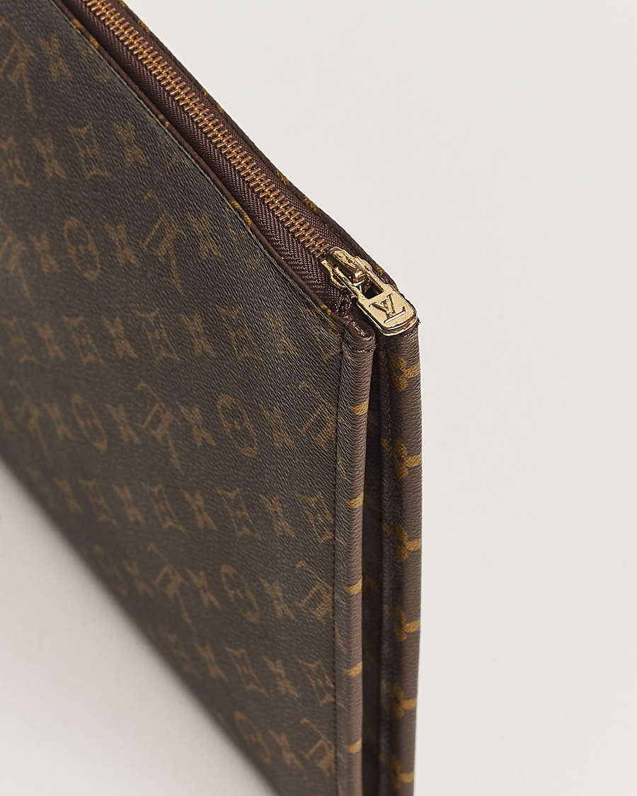 Homme | Louis Vuitton Pre-Owned Posh Documan Document Bag Monogram | Louis Vuitton Pre-Owned | Posh Documan Document Bag Monogram