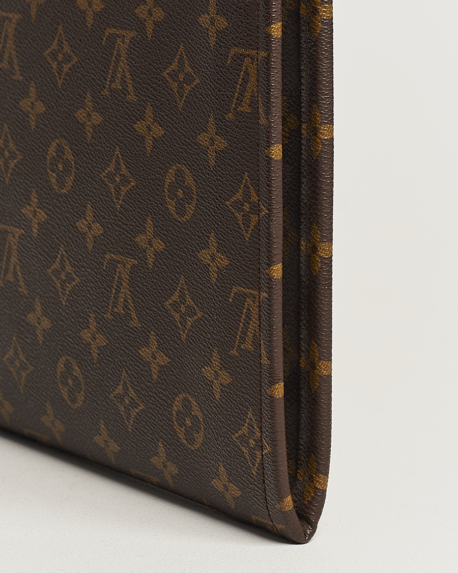 Homme | Louis Vuitton Pre-Owned Posh Documan Document Bag Monogram | Louis Vuitton Pre-Owned | Posh Documan Document Bag Monogram