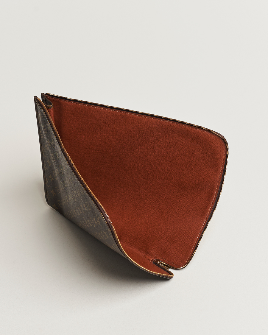 Homme | Louis Vuitton Pre-Owned Posh Documan Document Bag Monogram | Louis Vuitton Pre-Owned | Posh Documan Document Bag Monogram