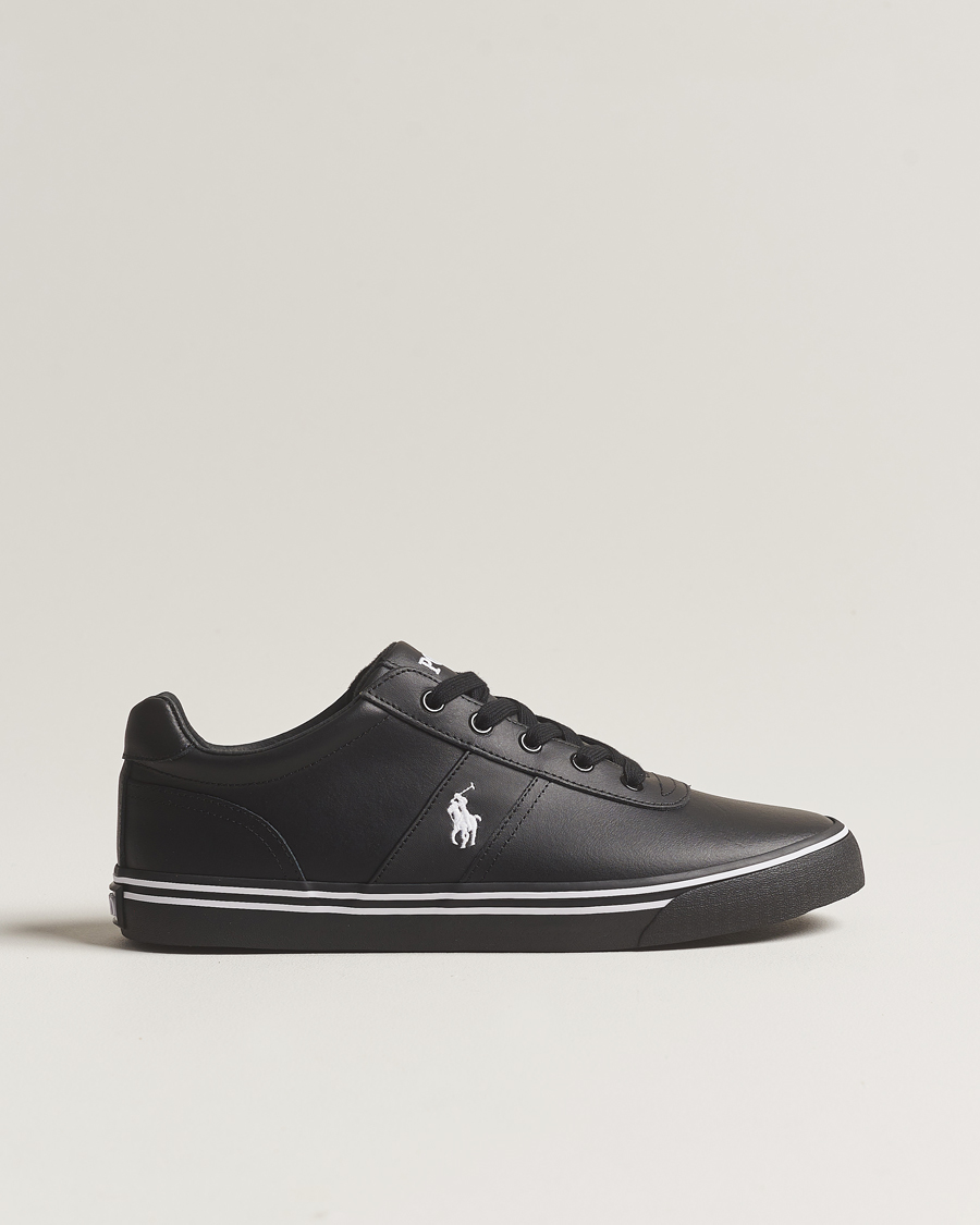 Homme | Polo Ralph Lauren Hanford Leather Sneaker Black | Polo Ralph Lauren | Hanford Leather Sneaker Black