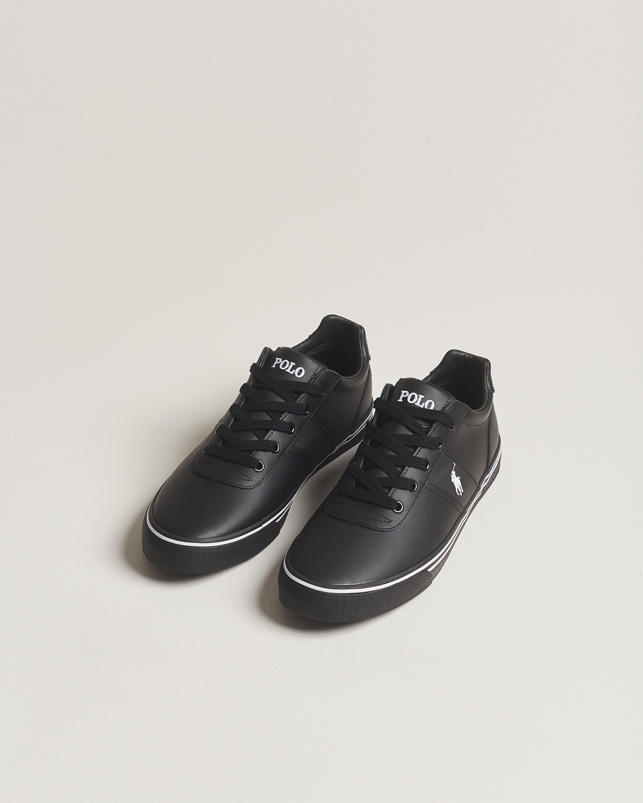 Homme |  | Polo Ralph Lauren | Hanford Leather Sneaker Black