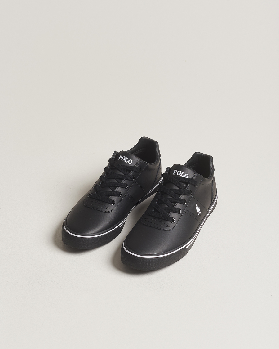Homme | Polo Ralph Lauren Hanford Leather Sneaker Black | Polo Ralph Lauren | Hanford Leather Sneaker Black