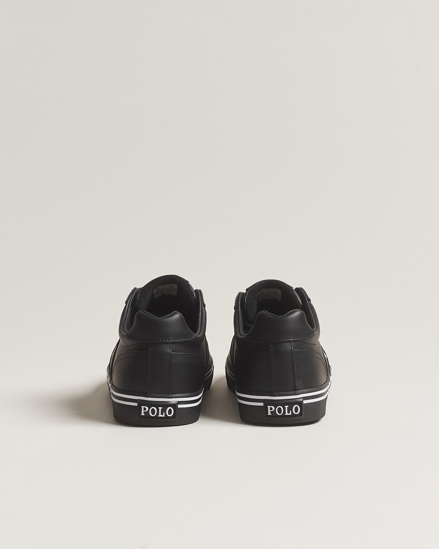 Homme | Polo Ralph Lauren Hanford Leather Sneaker Black | Polo Ralph Lauren | Hanford Leather Sneaker Black