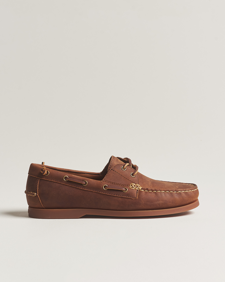 Homme | Polo Ralph Lauren Merton Leather Boat Shoe Deep Saddle | Polo Ralph Lauren | Merton Leather Boat Shoe Deep Saddle