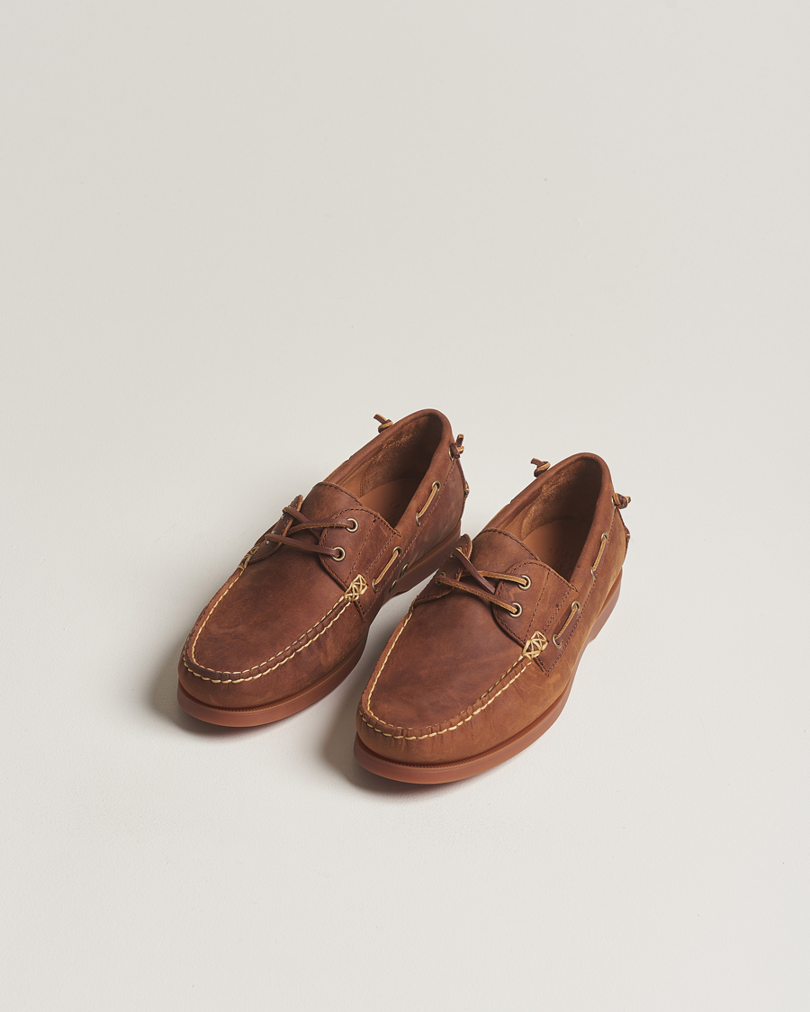 Homme | Nouveautés | Polo Ralph Lauren | Merton Leather Boat Shoe Deep Saddle