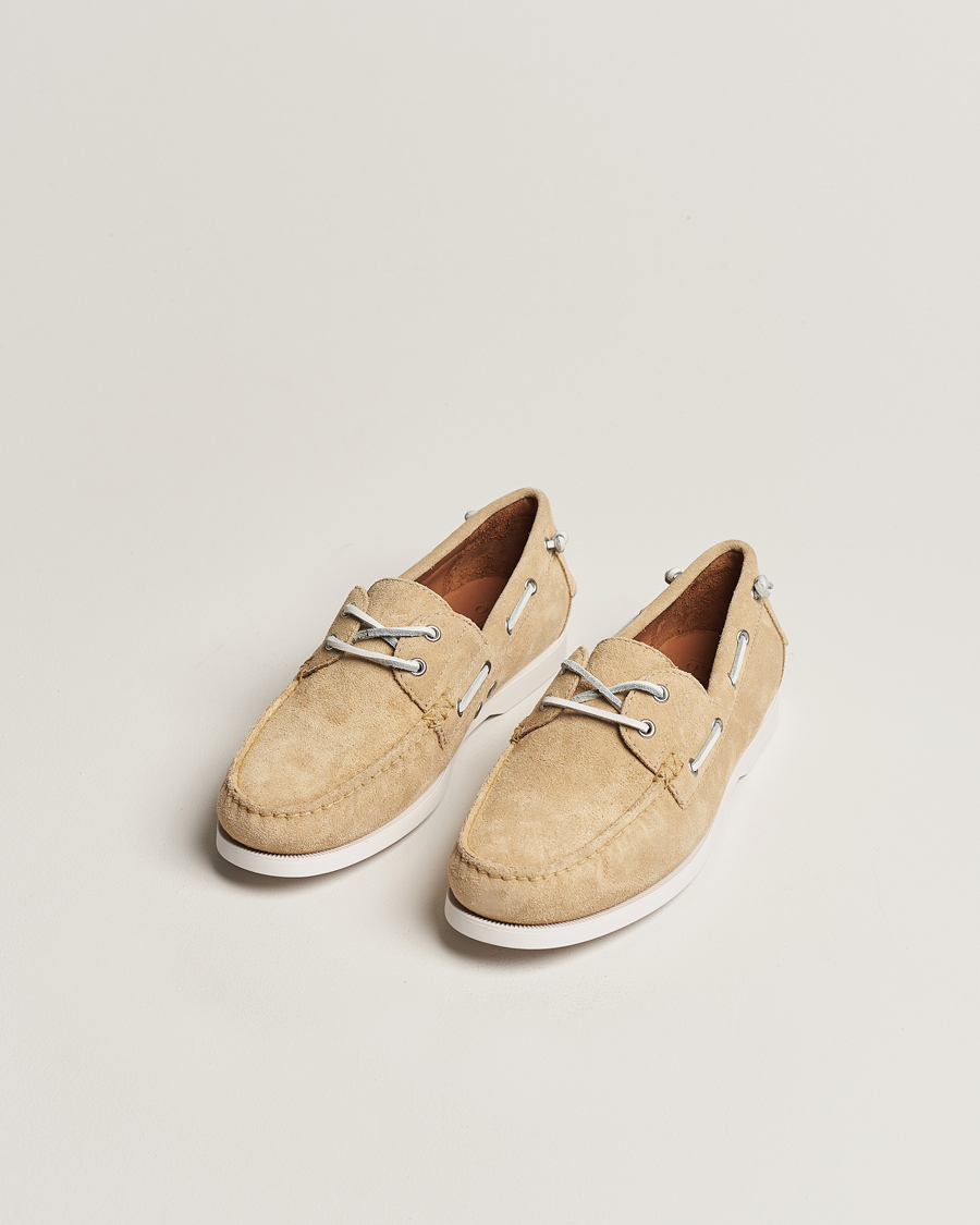 Homme | Chaussures | Polo Ralph Lauren | Merton Suede Boat Shoe Bone