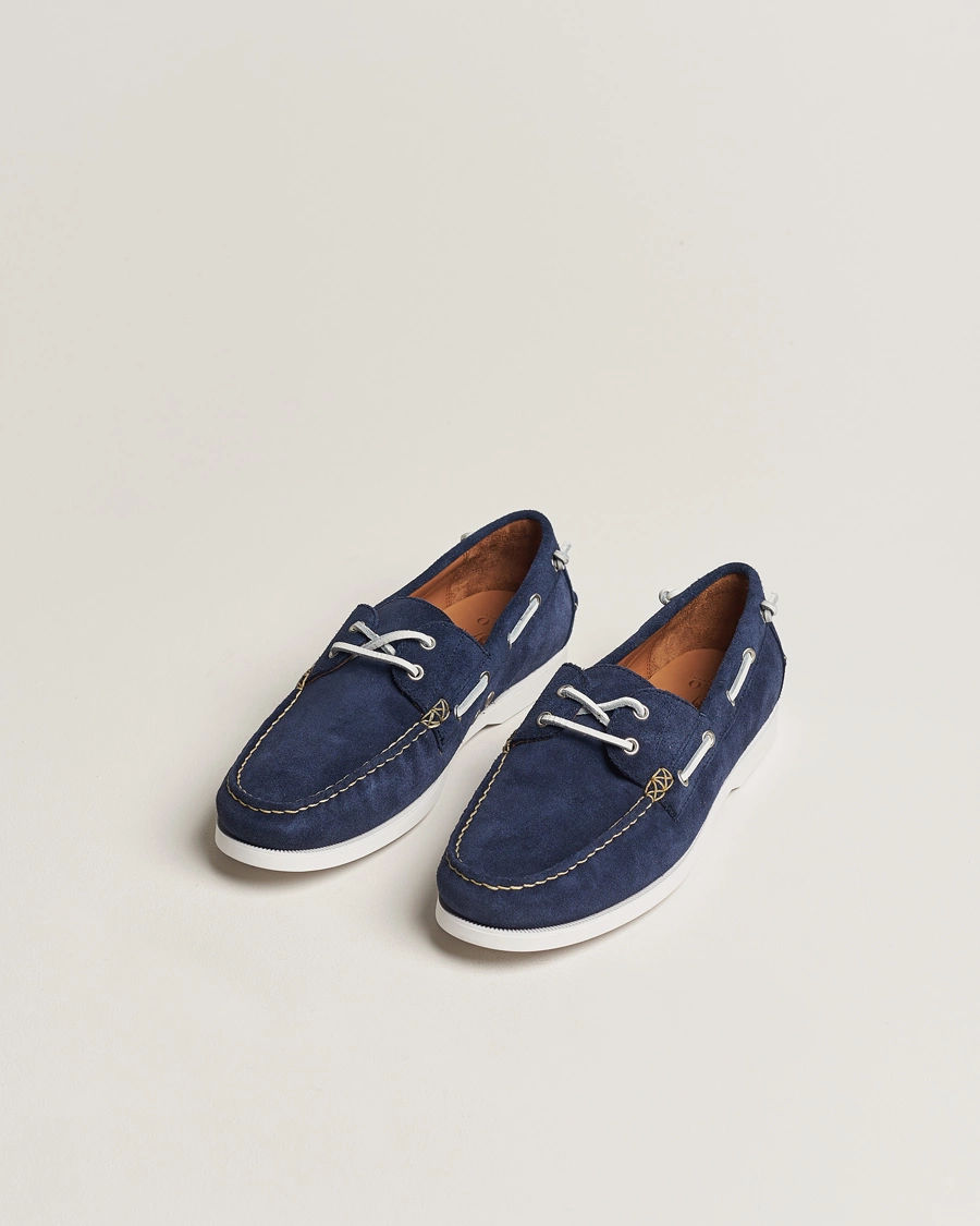 Homme | Only Polo | Polo Ralph Lauren | Merton Suede Boat Shoe Hunter Navy