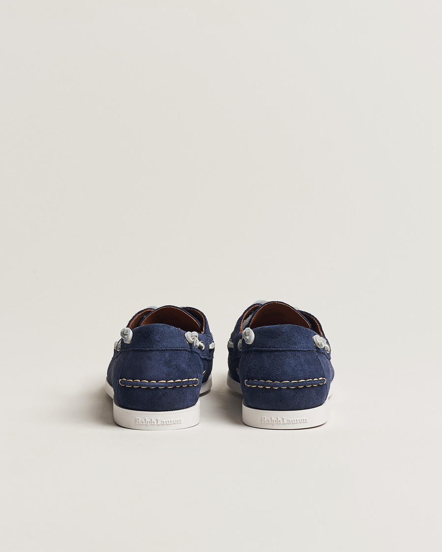 Homme | Polo Ralph Lauren Merton Suede Boat Shoe Hunter Navy | Polo Ralph Lauren | Merton Suede Boat Shoe Hunter Navy