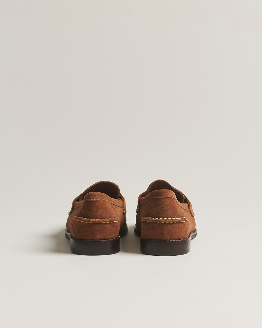 Homme | Polo Ralph Lauren Suede Penny Loafer Teak | Polo Ralph Lauren | Suede Penny Loafer Teak
