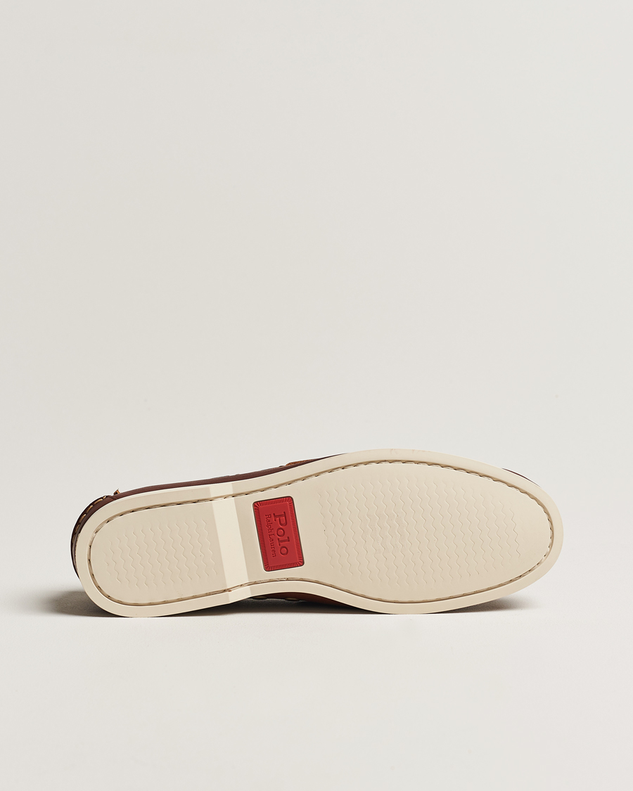 Homme | Chaussures Bateau | Polo Ralph Lauren | Merton Leather Boat Shoe Tan