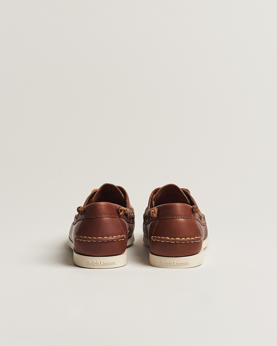 Homme | Chaussures Bateau | Polo Ralph Lauren | Merton Leather Boat Shoe Tan