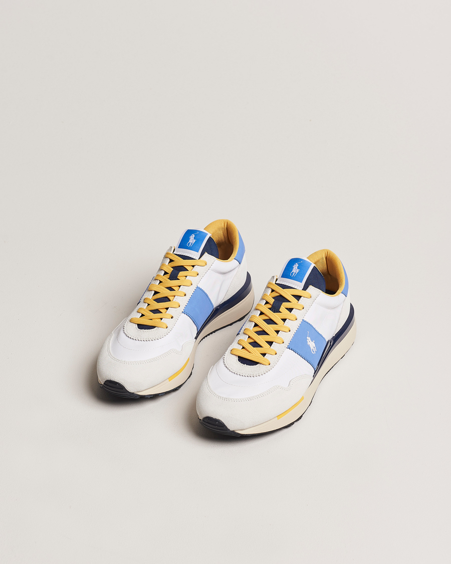 Homme | Nouveautés | Polo Ralph Lauren | Train 89 Running Sneaker White/Blue/Yellow
