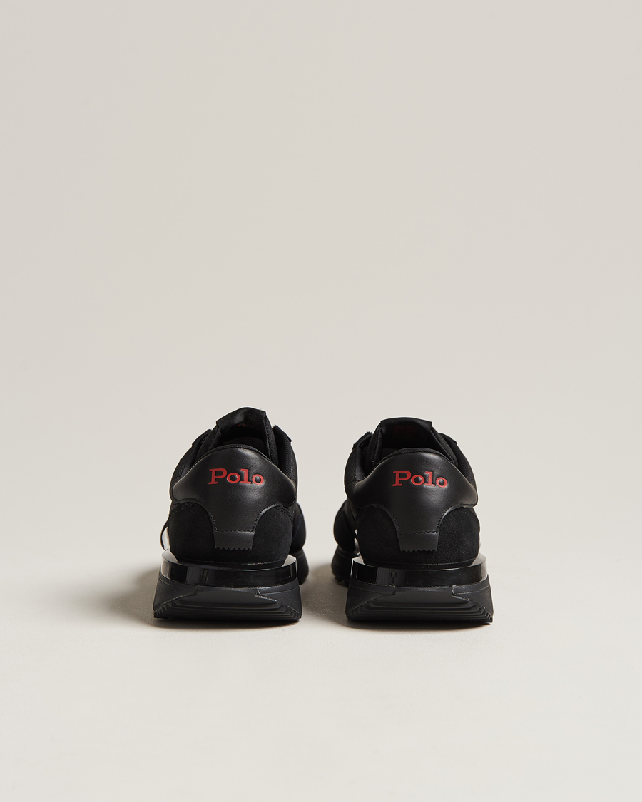 Homme | Polo Ralph Lauren Train 89 Running Sneaker Black/Red | Polo Ralph Lauren | Train 89 Running Sneaker Black/Red