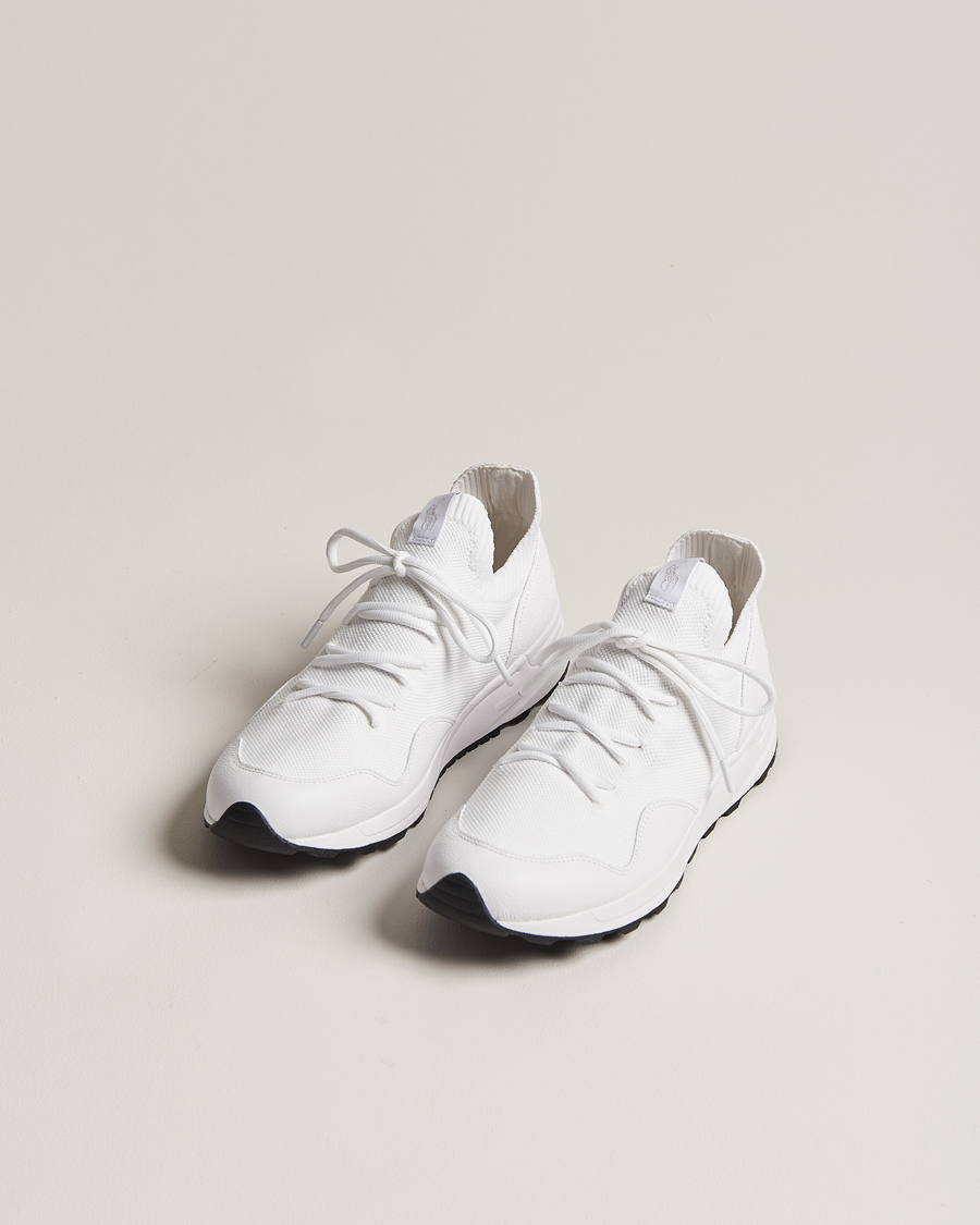 Homme | Baskets | Polo Ralph Lauren | Trackster 200II Sneaker Mesh/Leather White