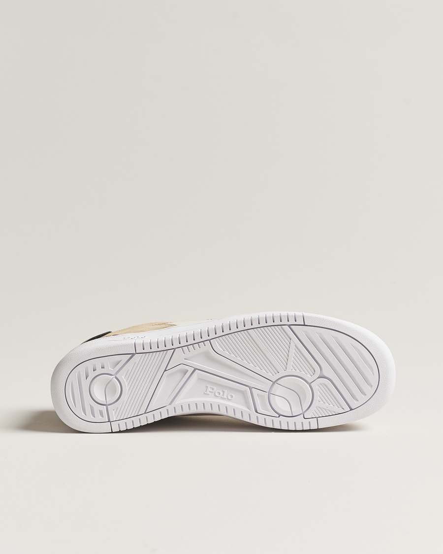 Homme | Polo Ralph Lauren Masters Court Leather/Suede Sneaker White | Polo Ralph Lauren | Masters Court Leather/Suede Sneaker White
