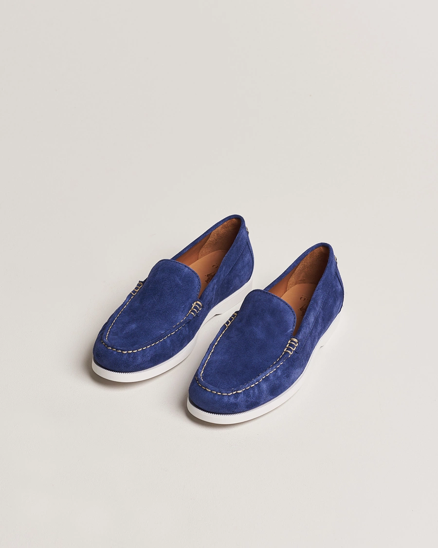 Men | Shoes | Polo Ralph Lauren | Merton Casual Suede Loafer Newport Navy