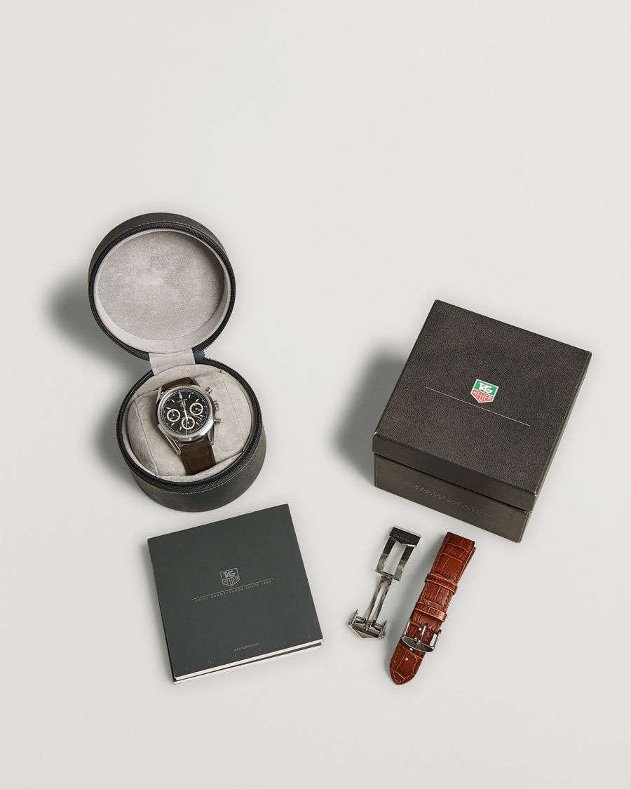 Homme | Tag Heuer Pre-Owned Carrera Calibre 17 Steel Black | Tag Heuer Pre-Owned | Carrera Calibre 17 Steel Black