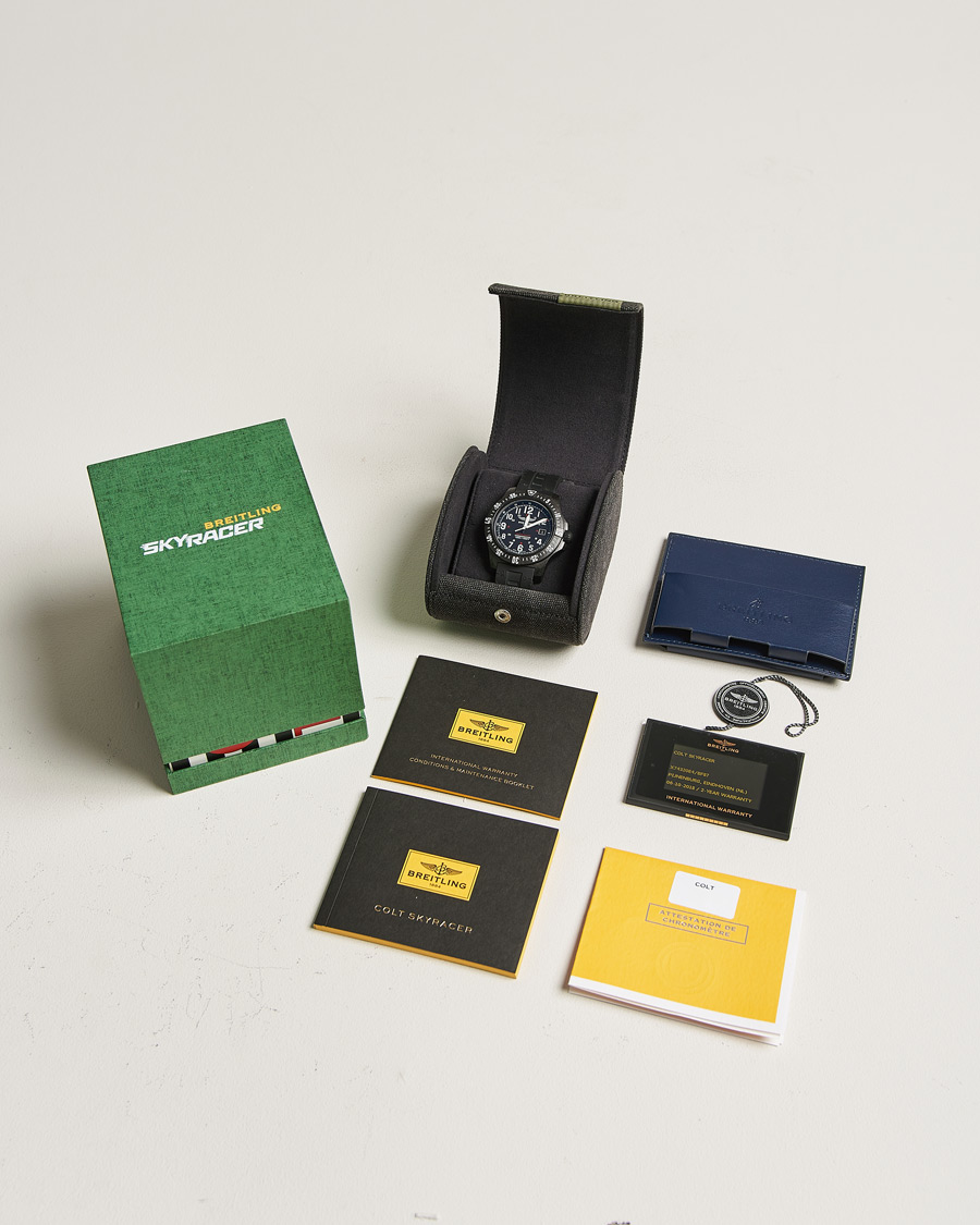 Homme | Breitling Pre-Owned Colt Skyracer X74320E4 Steel Black | Breitling Pre-Owned | Colt Skyracer X74320E4 Steel Black