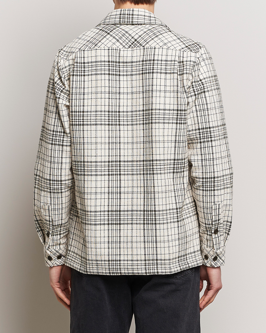 Homme | Chemises | Samsøe Samsøe | Taka Checked Overshirt Dusty Olive/White