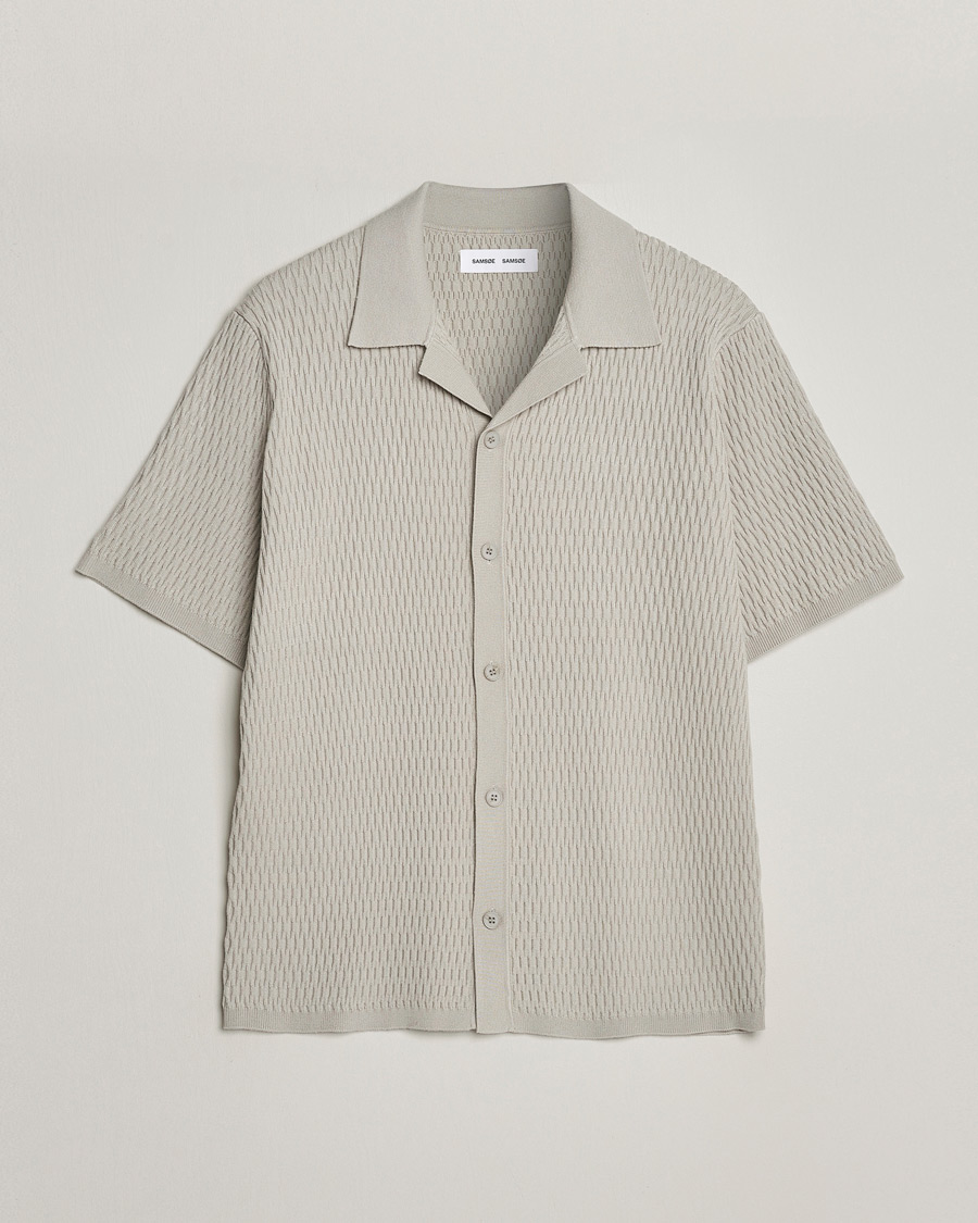 Homme | Chemises | Samsøe Samsøe | Sagabin Resort Collar Short Sleeve Shirt Moonstruck