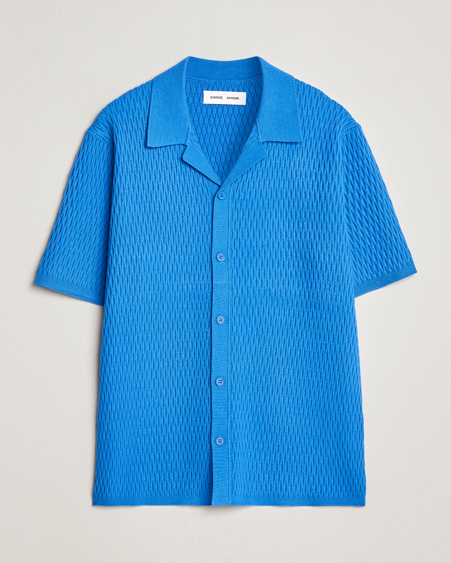 Homme | Chemises | Samsøe Samsøe | Sagabin Resort Collar Short Sleeve Shirt Super Sonic