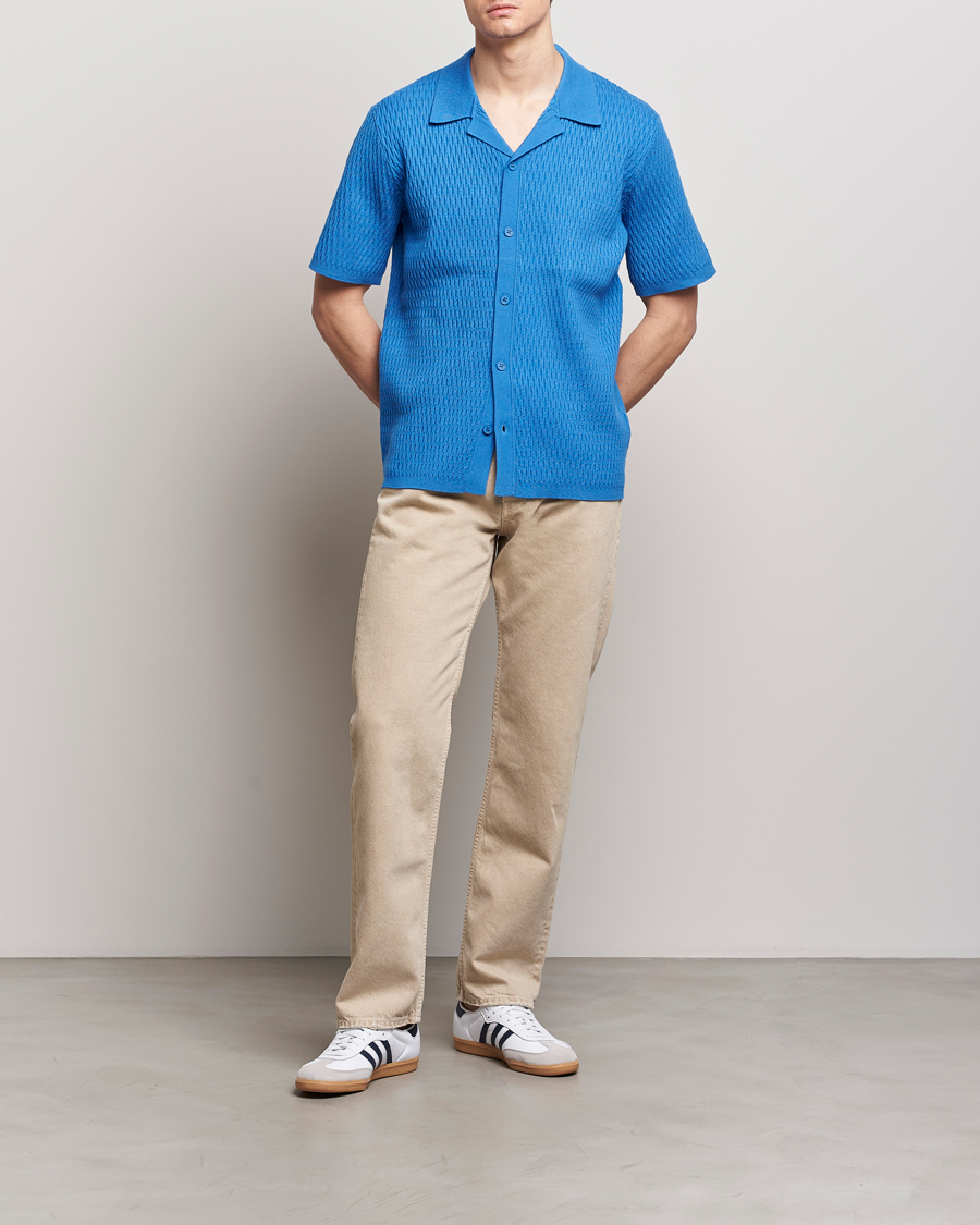 Homme | Chemises | Samsøe Samsøe | Sagabin Resort Collar Short Sleeve Shirt Super Sonic