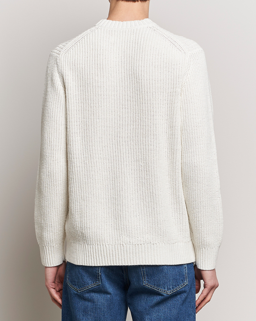 Homme | Pulls Et Tricots | Samsøe Samsøe | Samarius Cotton/Linen Knitted Sweater Clear Cream