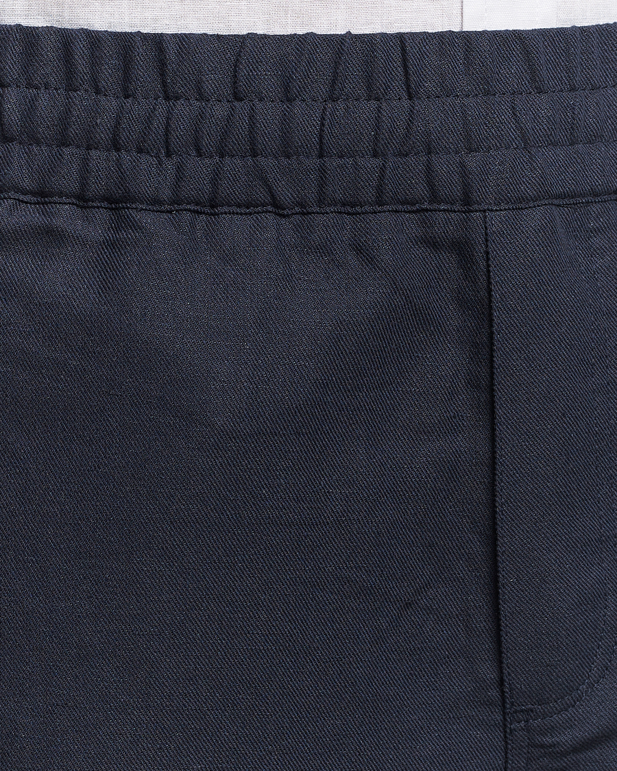 Homme | Shorts | Samsøe Samsøe | Smith Cotton/Linen Drawstring Shorts Salute Navy