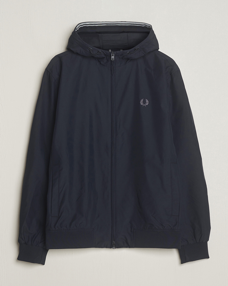 Homme | Manteaux Et Vestes | Fred Perry | Brentham Hooded Jacket Black