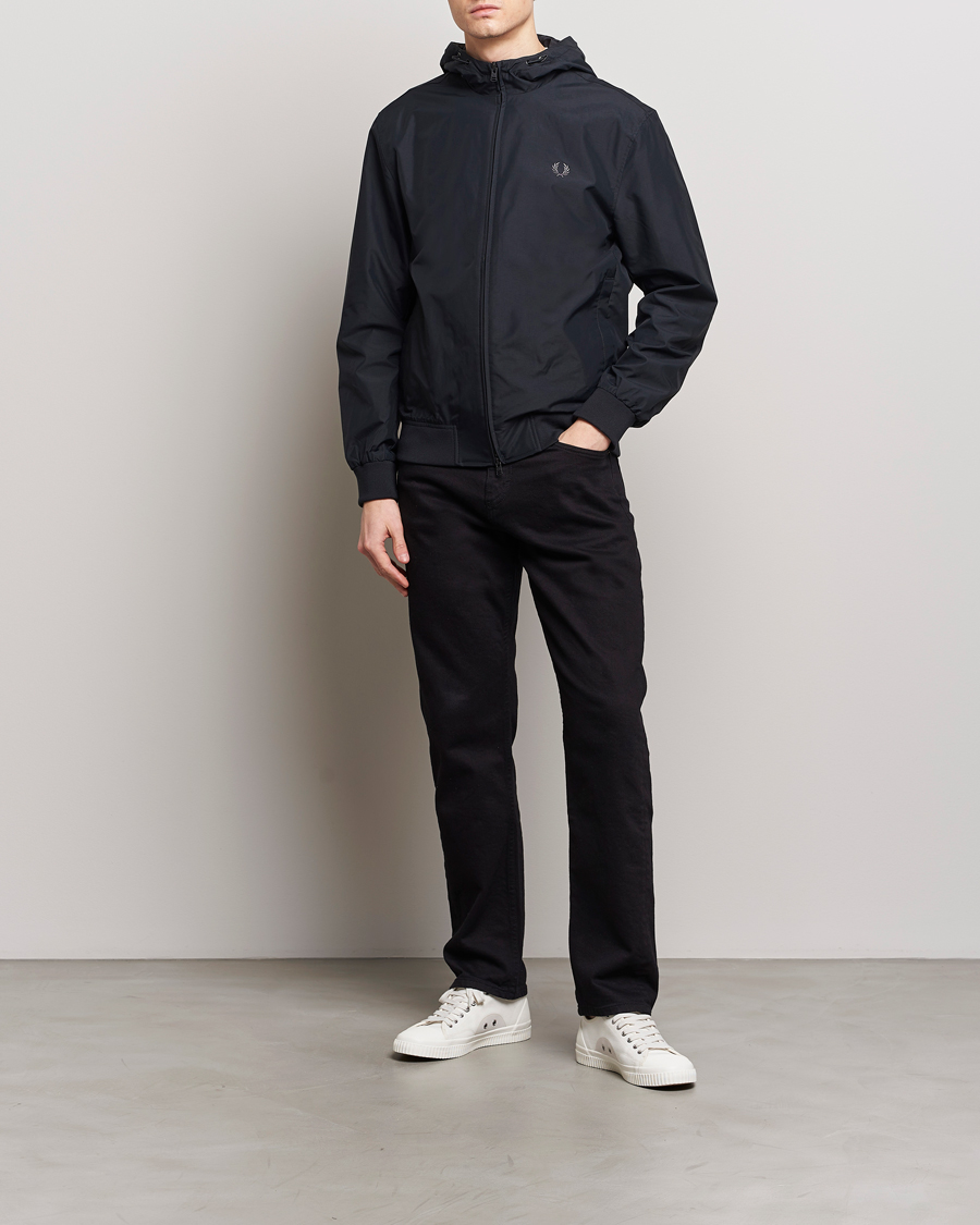 Homme | Manteaux Et Vestes | Fred Perry | Brentham Hooded Jacket Black
