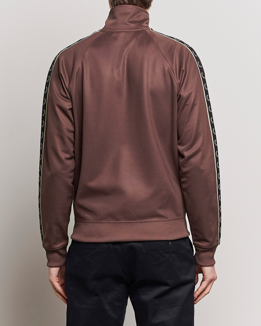 Homme | Pulls Et Tricots | Fred Perry | Taped Track Jacket Brick Red