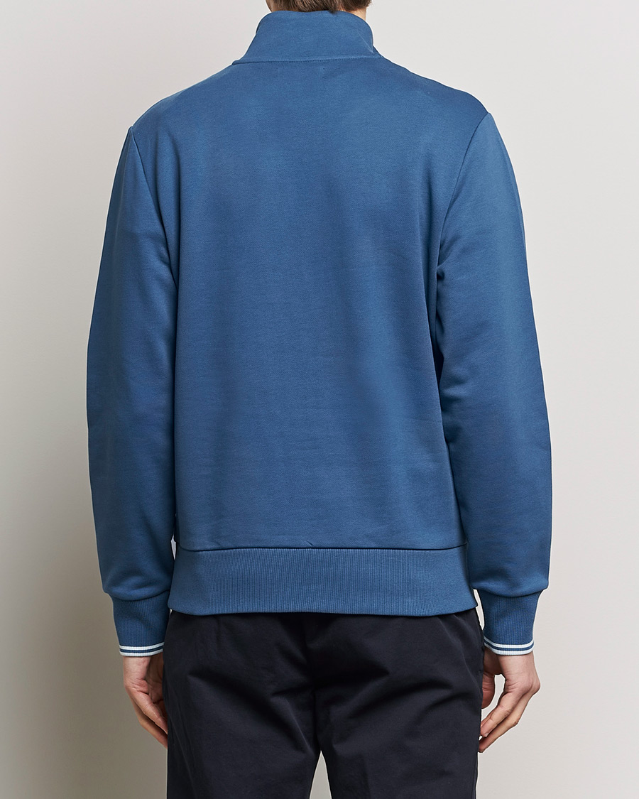 Homme | Pulls Et Tricots | Fred Perry | Half Zip Sweatshirt Midnight Blue