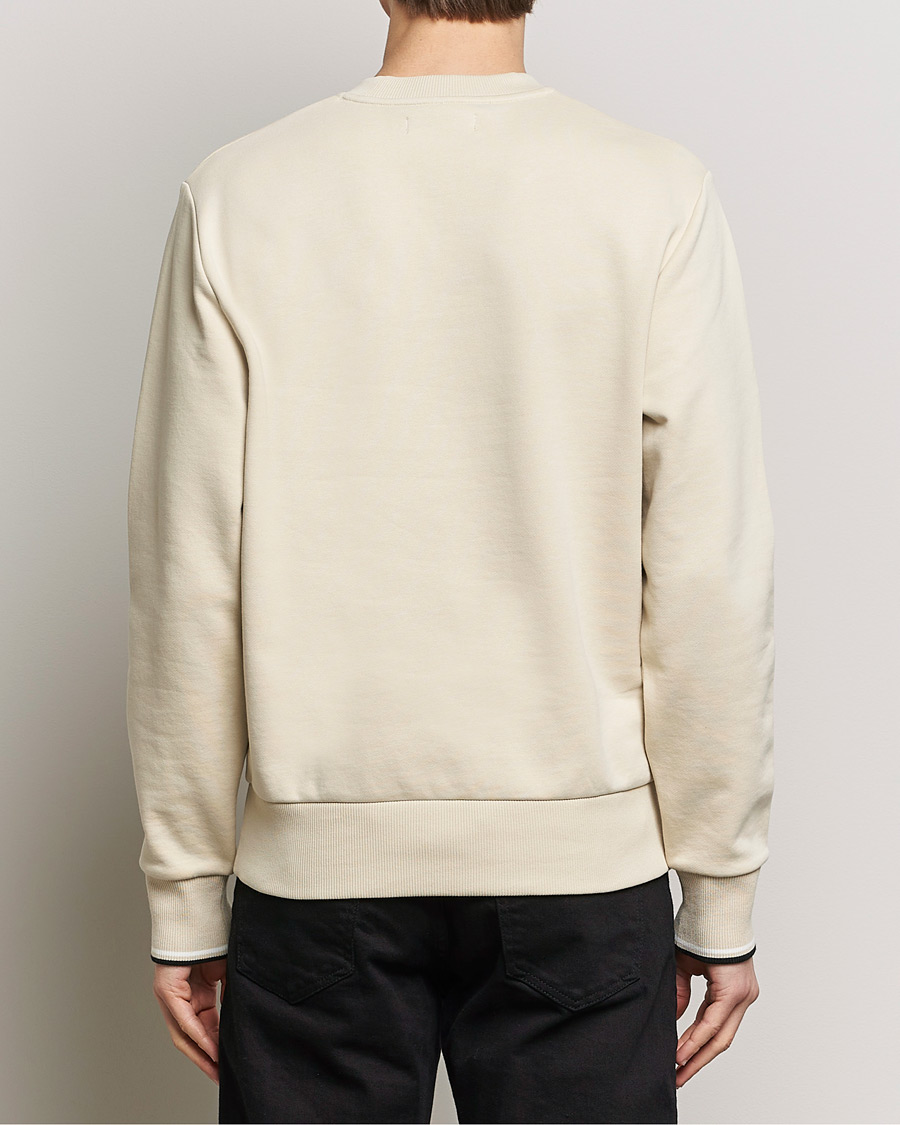 Homme | Pulls Et Tricots | Fred Perry | Crew Neck Sweatshirt Oatmeal