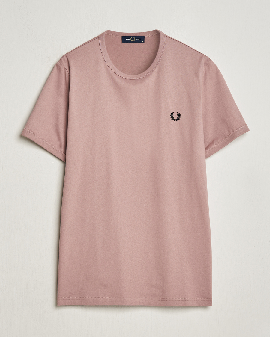 Homme | T-shirts | Fred Perry | Ringer T-Shirt Dusty Pink
