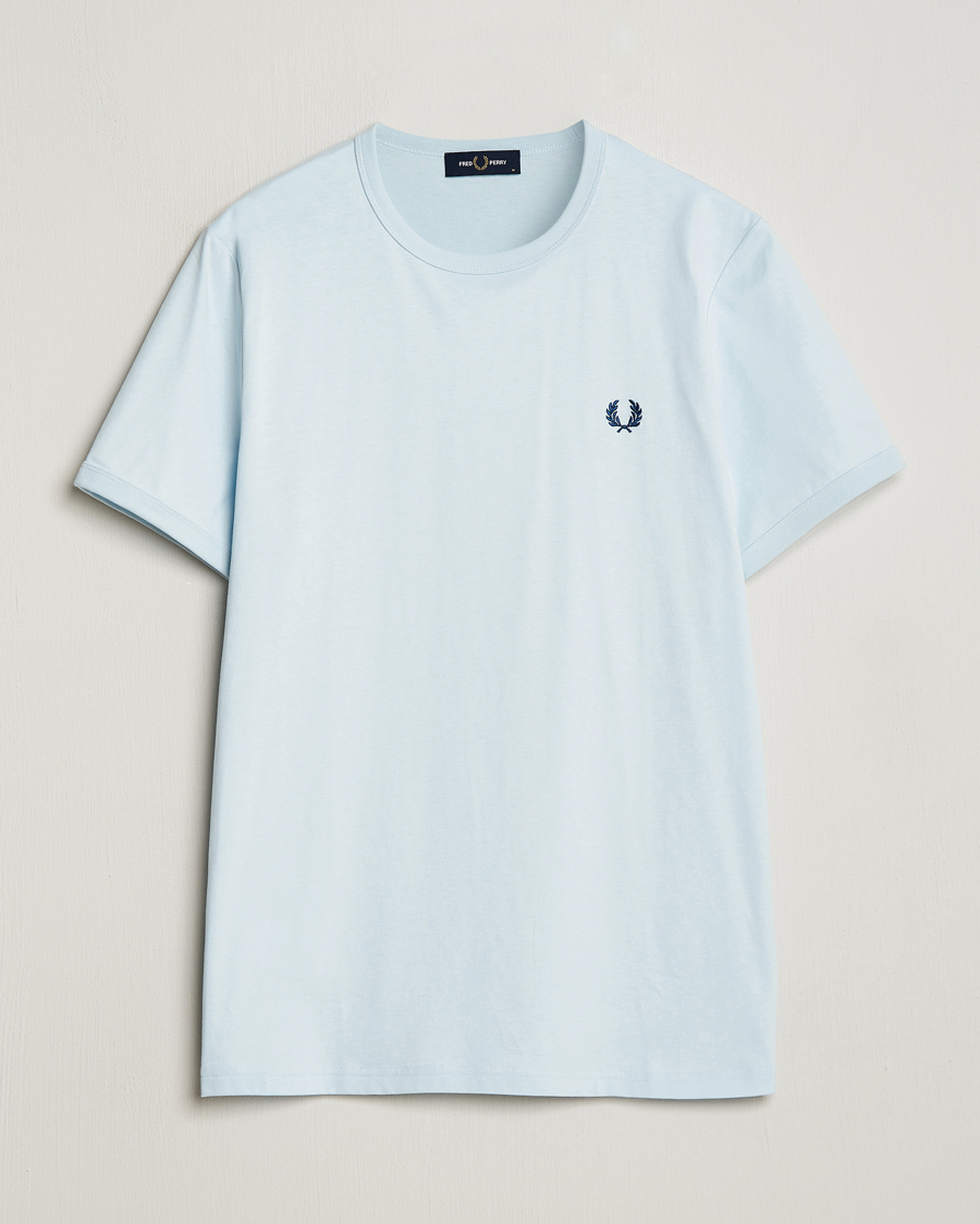 Homme | T-shirts | Fred Perry | Ringer T-Shirt Light Ice