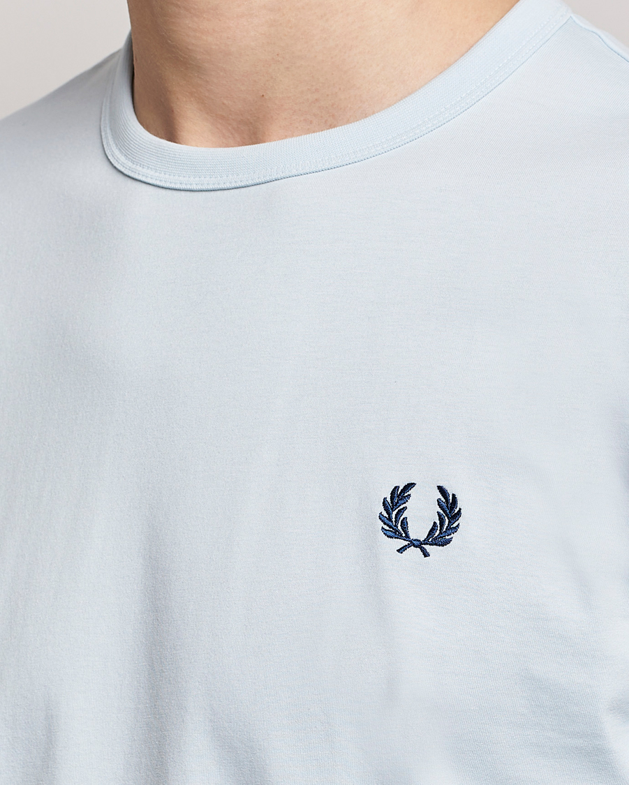 Homme | T-shirts | Fred Perry | Ringer T-Shirt Light Ice