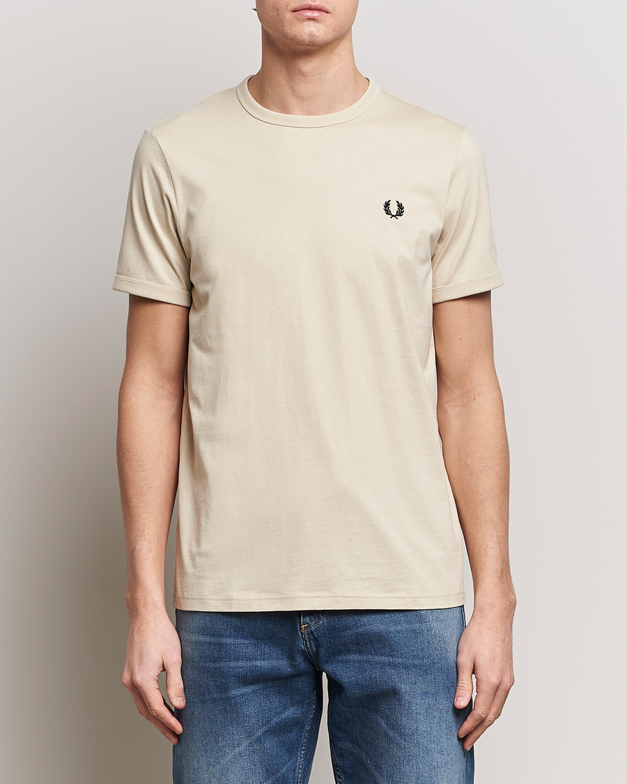 Homme | Fred Perry | Fred Perry | Ringer T-Shirt Oatmeal