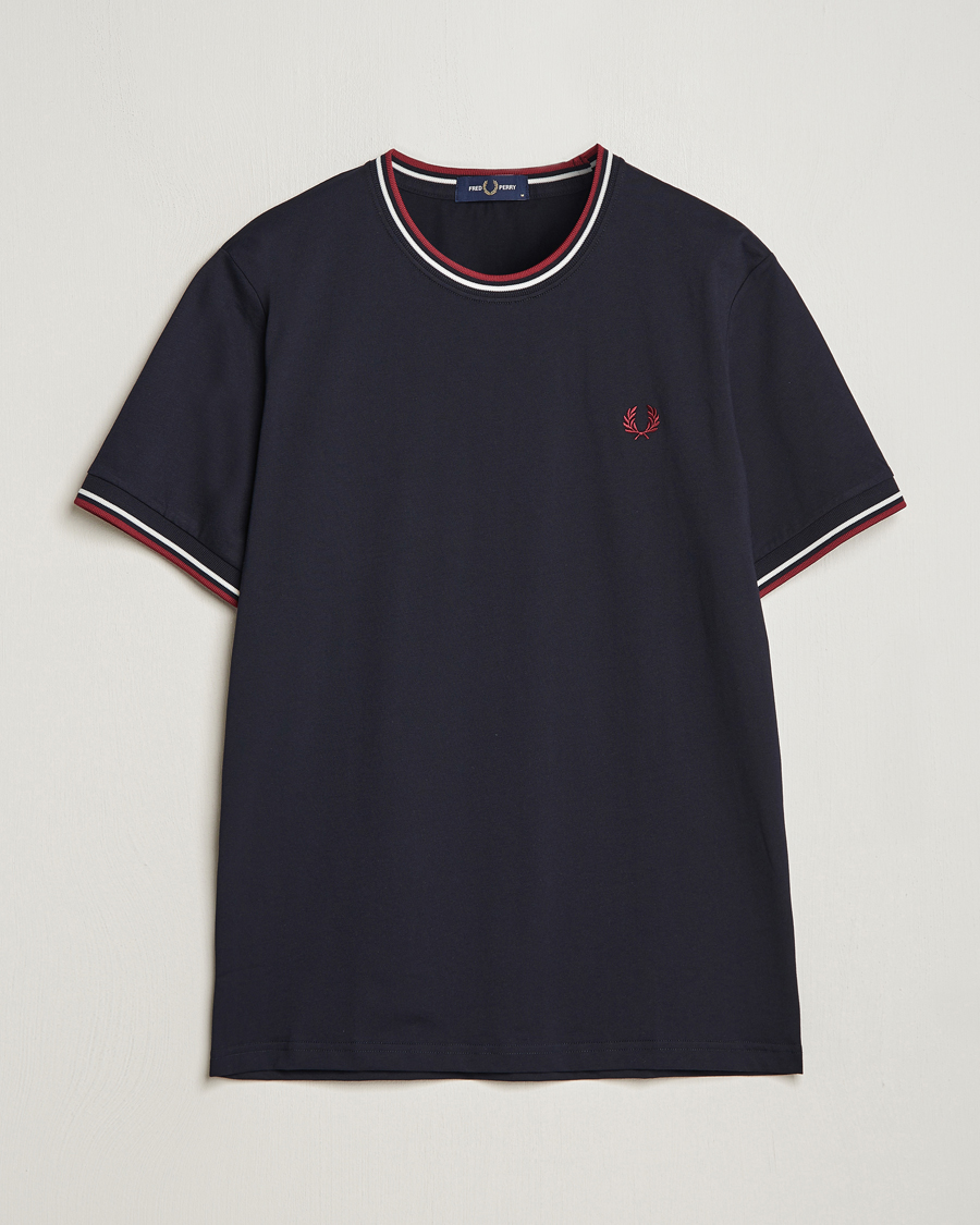 Homme | T-shirts | Fred Perry | Twin Tipped T-Shirt Navy