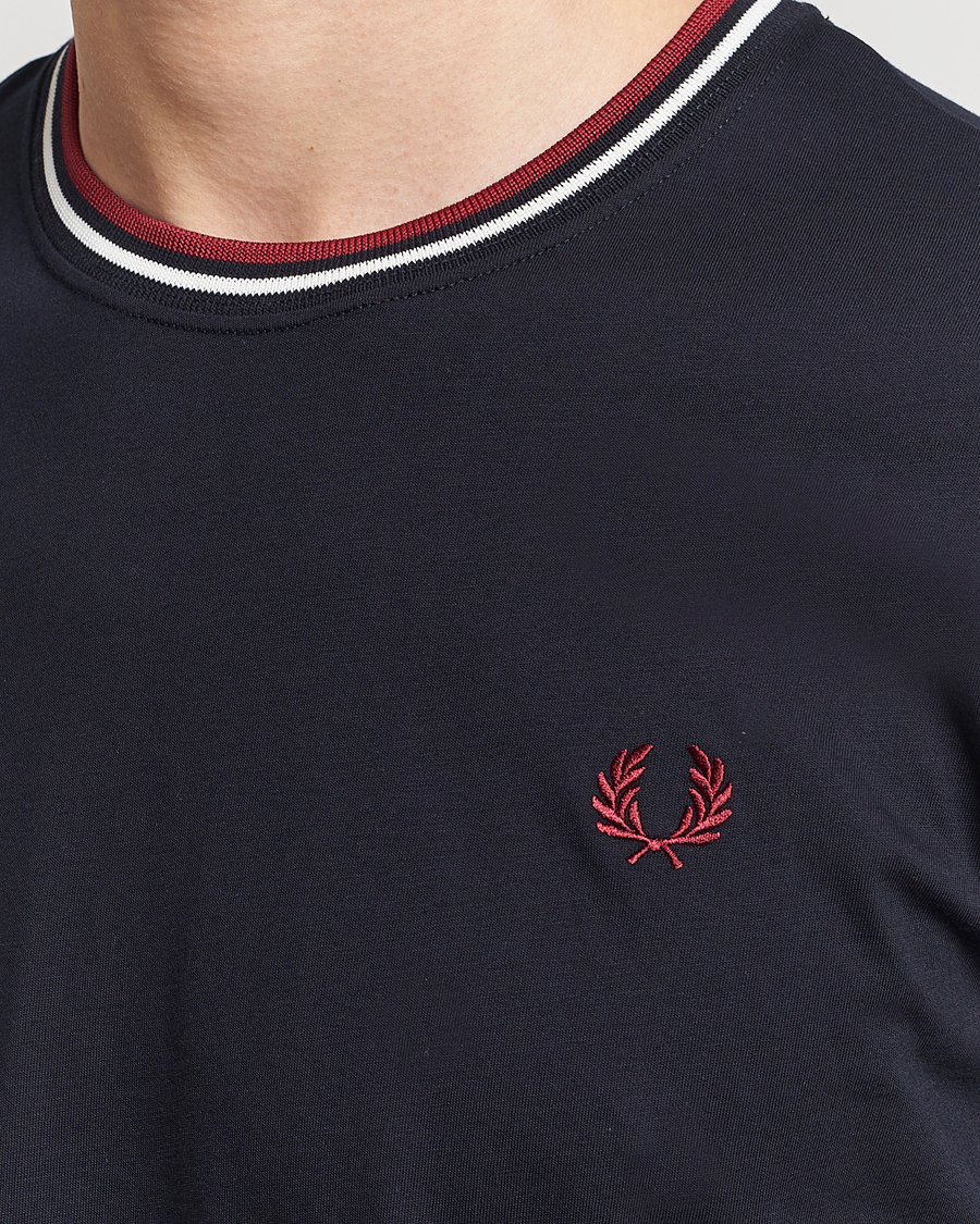 Homme | T-shirts | Fred Perry | Twin Tipped T-Shirt Navy