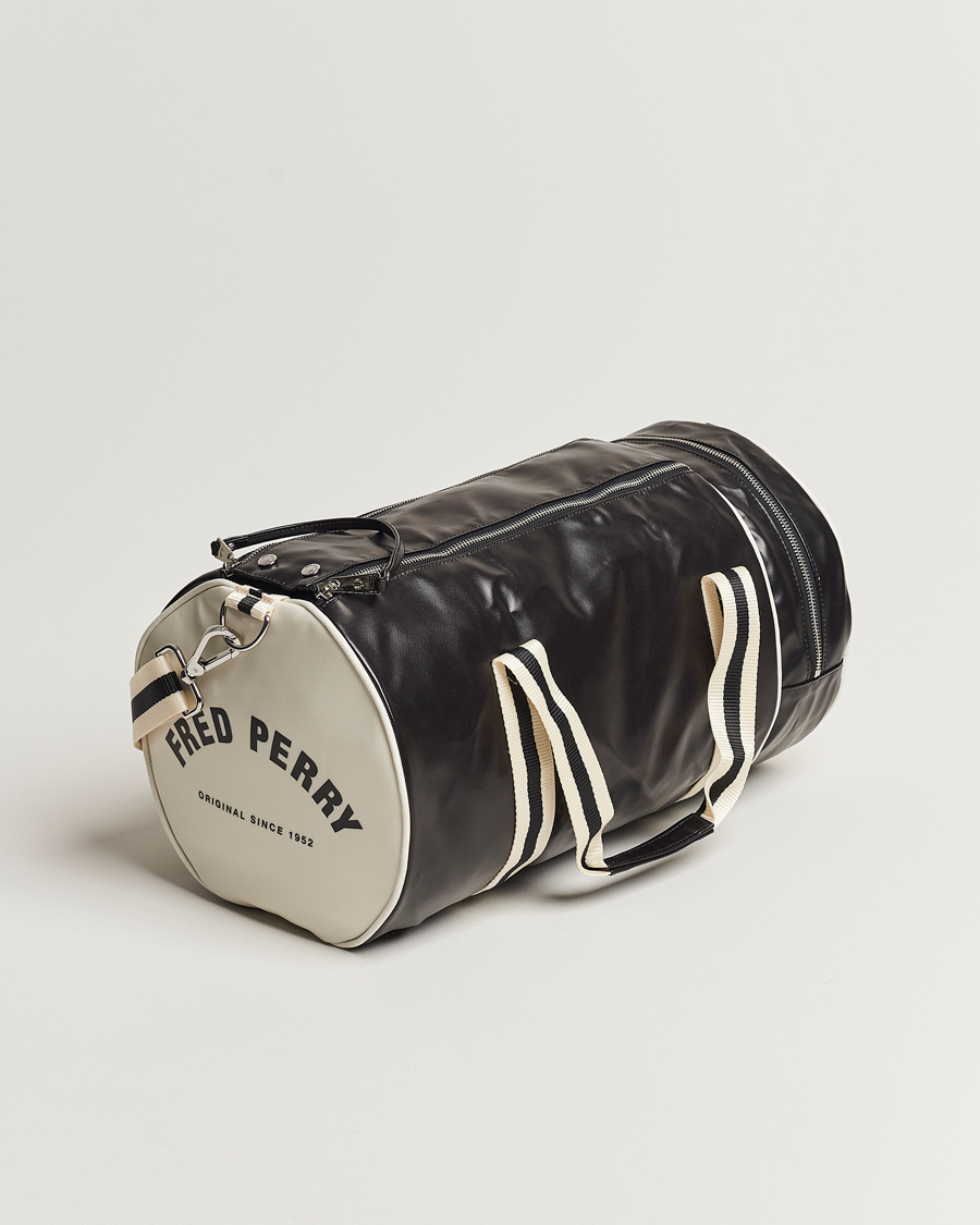 Homme | Sacs | Fred Perry | Classic Barrel Bag Black/Ecru